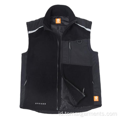 100% polyester microfleece 320gsm Vest